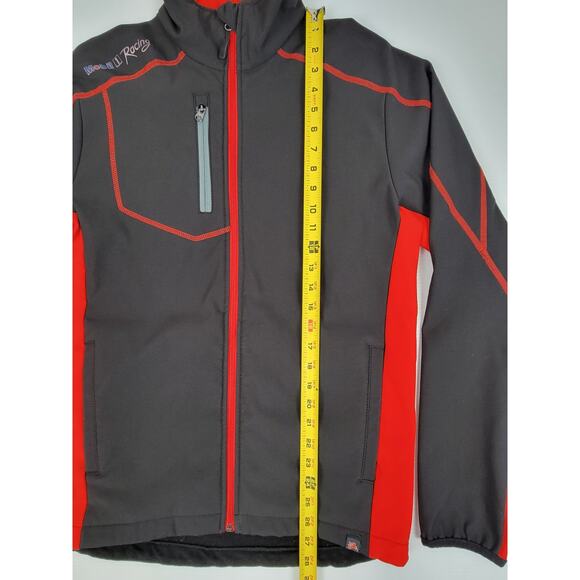 Boardroom Mobil 1 Racing Jacket Black Red Full Zip Pegasus Logo Two Tone Medium - Picture 4 of 12
